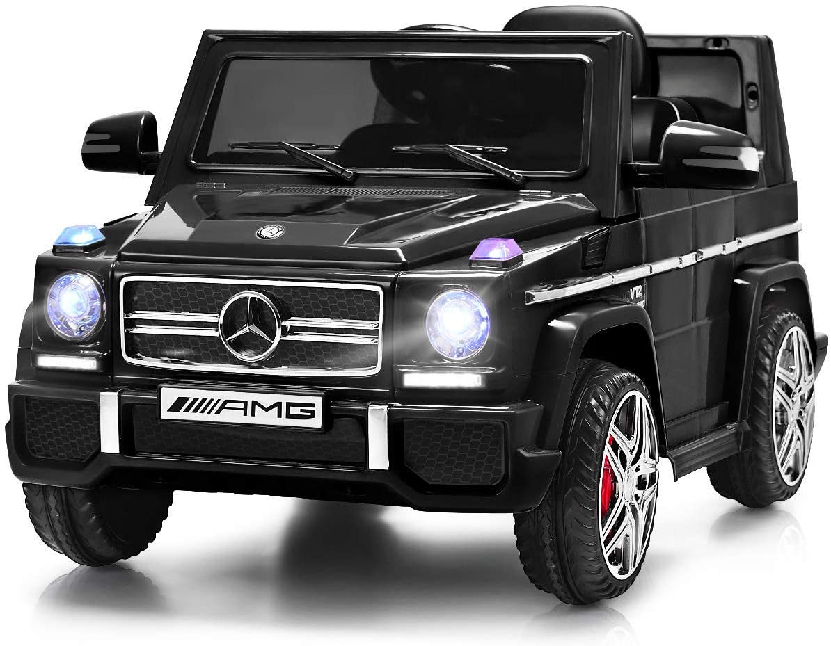 Elis nya bil, en Mercedes G65 AMG i bantad version.