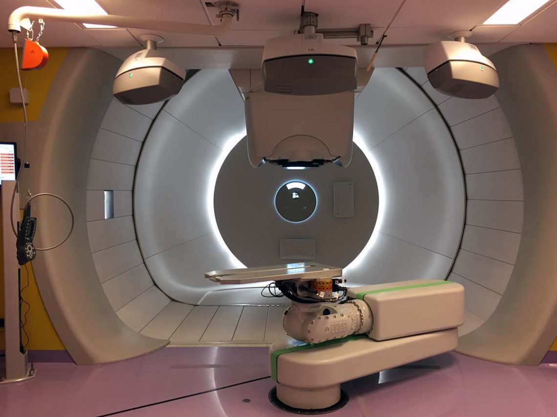 Protonkanonen på Skandionkliniken, Uppsala.