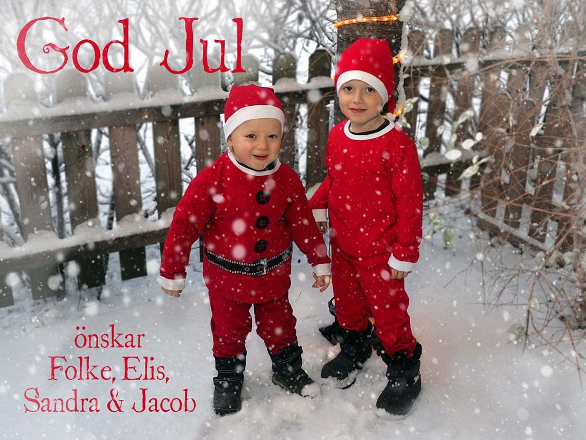 Vårt julkort 2016