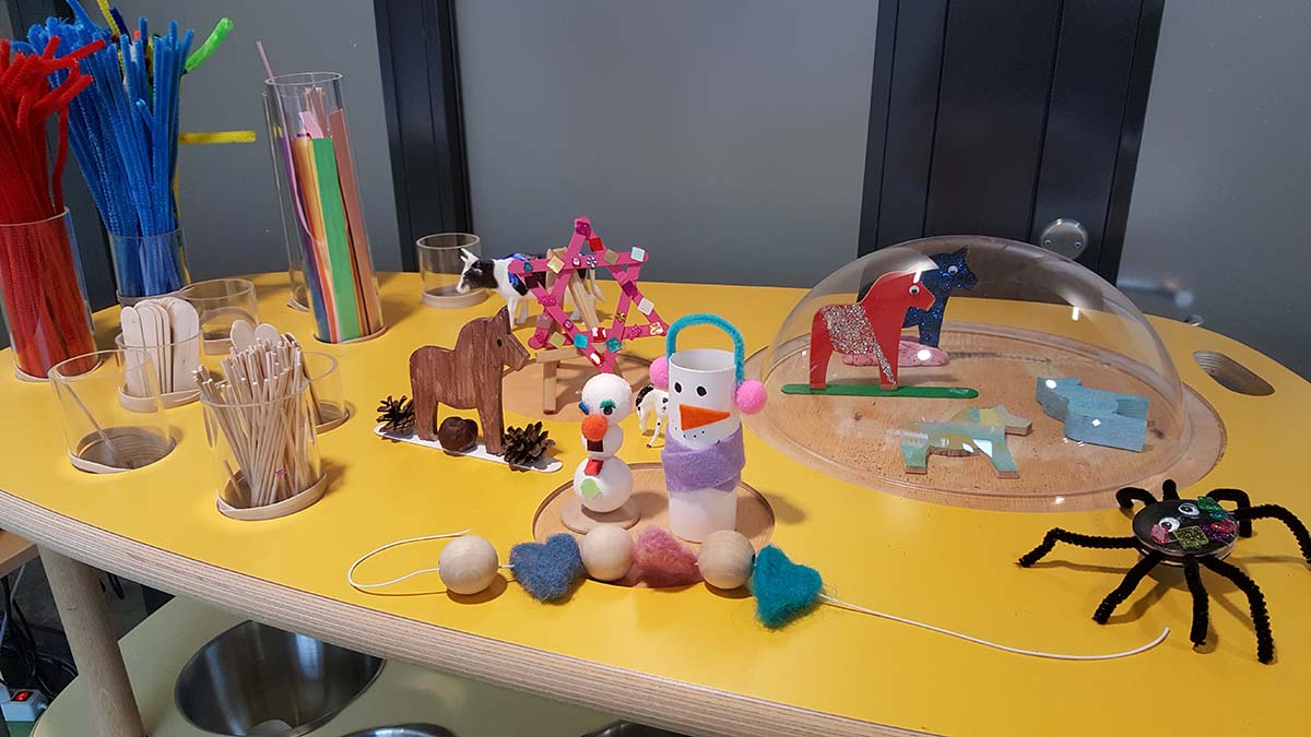 Pysselexempel på lekterapin