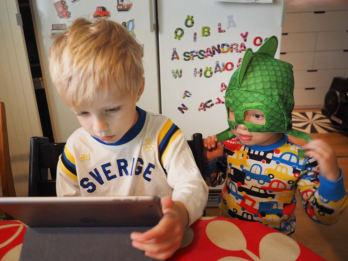 Elis och Folke, september 2017