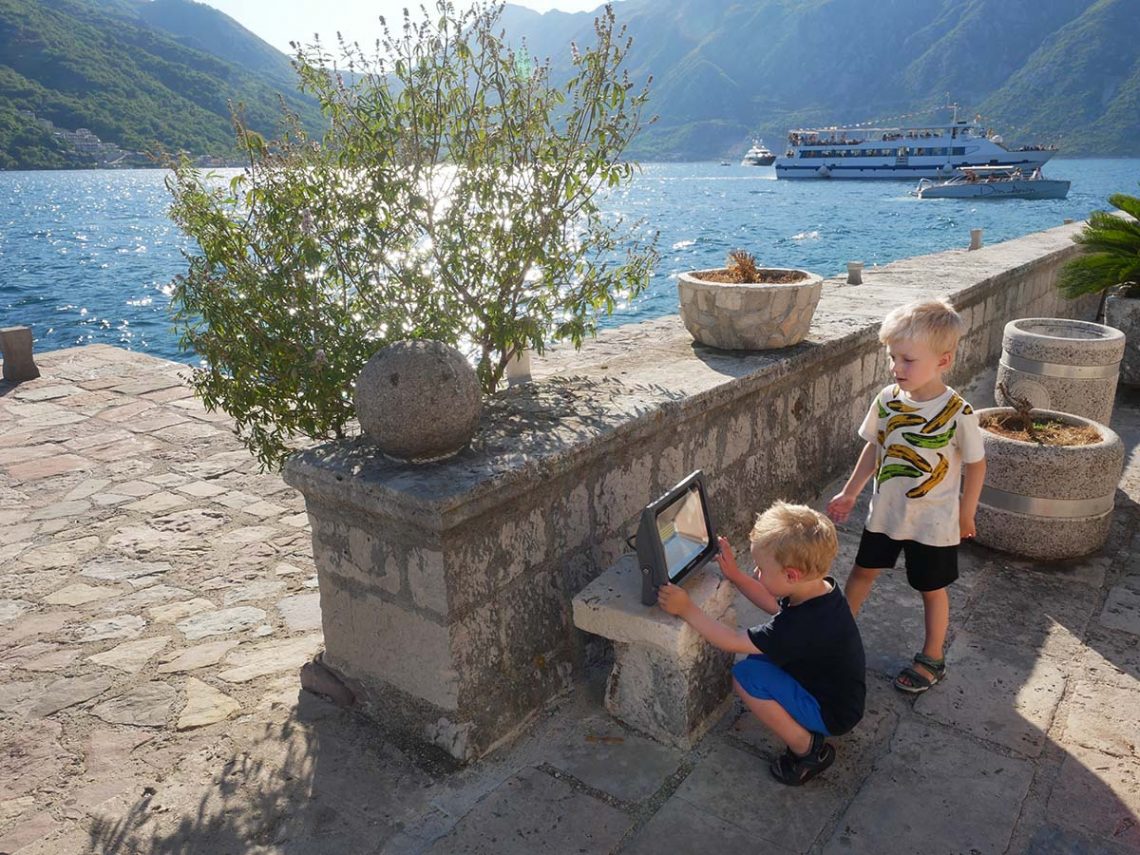 Folke och Elis, Kotorbukten, Montenegro