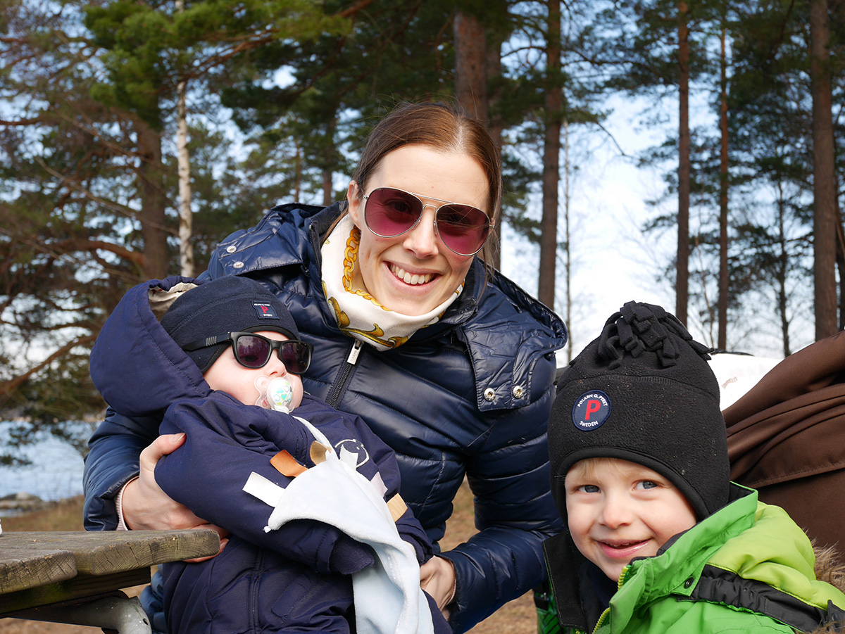 Folke, Sandra och Elis 2015