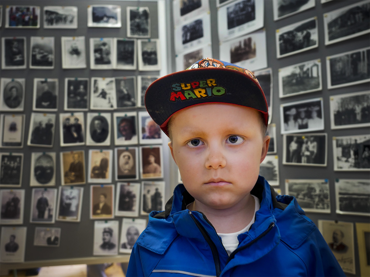 Elis på fotoutställning under Avaträskdagen