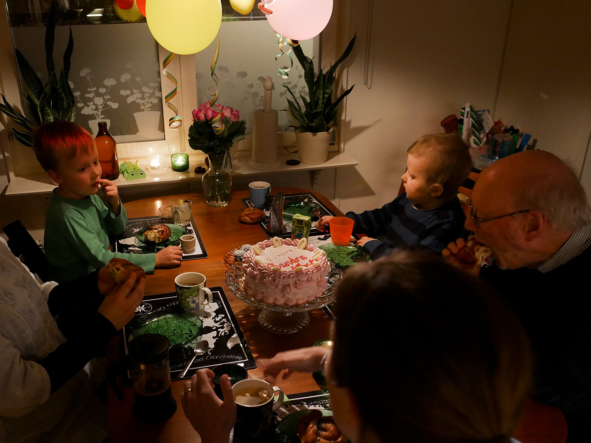 Födelsedagsfika för Sandra