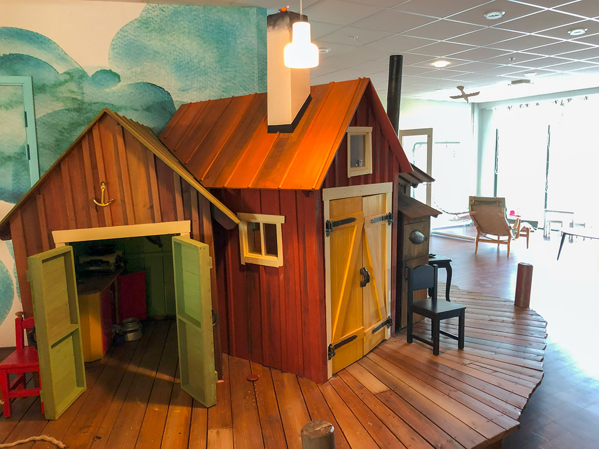 Båthusen på Lilla Ersta