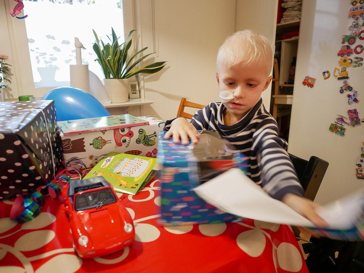 Elis, på femårsdagen